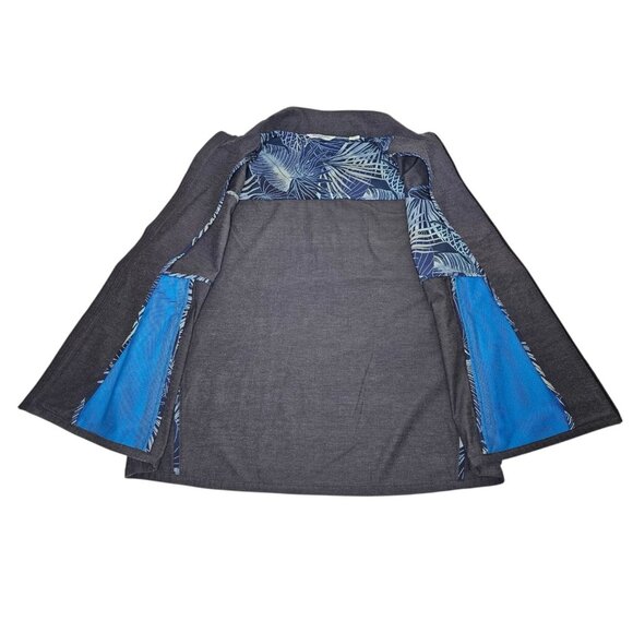 Tommy Bahama Chip And Run IslandZone Vest Men's Large Gray Full Zip Performance - Picture 10 of 14